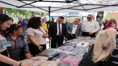 Başkan Özdoğan: ”Üreten kadınlarımızın her zaman yanındayız”