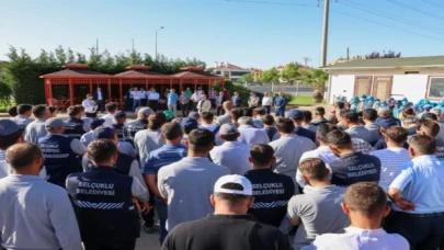 Başkan Pekyatırmacı personel ile bayramlaştı