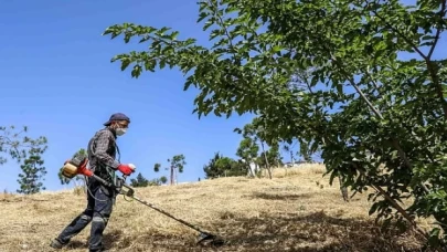 Buca’da yangın riskine karşı kosa önlemi