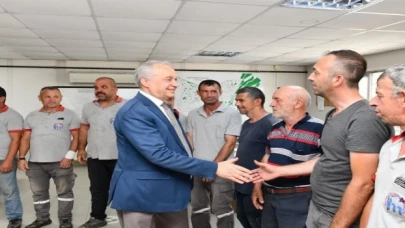 Bursa Mustafakemalpaşa bayramlaştı