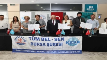 Bursa Nilüfer’de toplu iş sözleşmesi sevinci