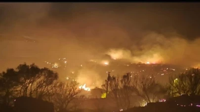 Dikili’de çıkan yangın kontrol altına alındı