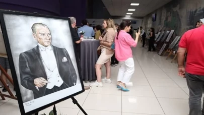 Eğitimin taçlandırdığı başarı tuvallere yansıdı