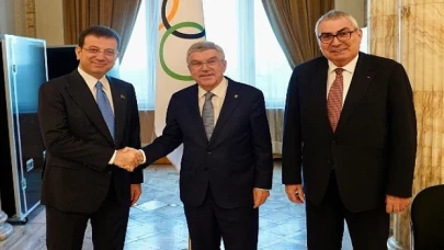 Ekrem İmamoğlu, Uluslararası Olimpiyat Komitesi Başkanı Thomas Bach ile Romanya’nın başkenti Bükreş’te bir araya geldi