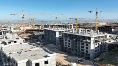 En büyük şantiye Adıyaman İndere’de... 16  bin 433 konut yapımı sürüyor