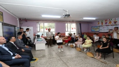 İnegöl protokolü karne töreninde