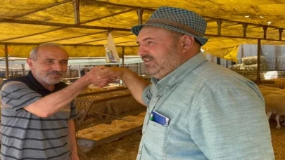 İzmit’te modern pazarda kurbanlık alışverişi sürüyor