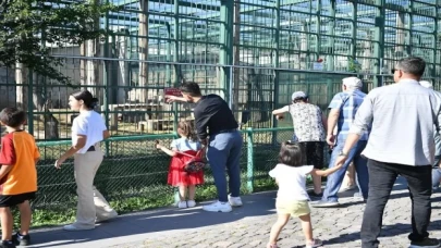 Kayseri’de Hayvanat Bahçesi’ne ziyaretçi akını