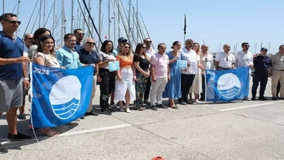 Kemer G-Marina ve 5 tekneye mavi bayrak ödülü