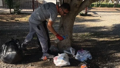 Kemer’de bayram öncesinde temizlik çalışmaları