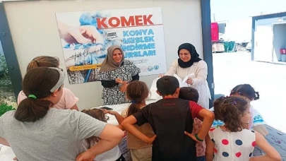 KOMEK Mensupları ve Mezunları Derneği Bayramda Hatay’da Çocukları Sevindirdi