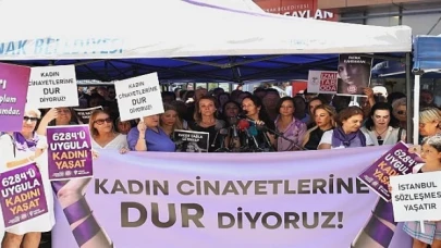 Konak’ta kadınlar şiddete ve kadın cinayetlerine 'hayır’ dedi