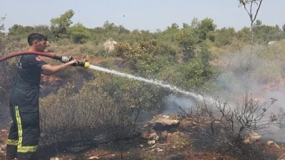 Konyaaltı ilçesinde çıkan yangın kontrol altına alındı