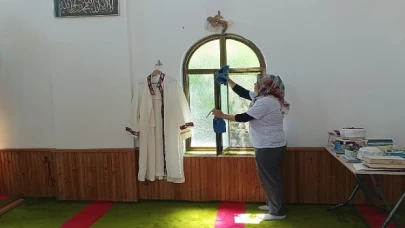 Kurban Bayramı öncesi camilerde temizlik