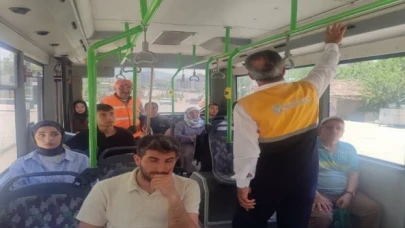 Malatya Büyükşehir’den otobüslerin klimalarına yazlık bakım