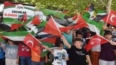 Malatyalı çocuklardan Filistinli çocuklara destek