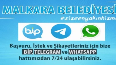 Malkara Belediyesi, Bip, Telegram ve Whatsapp şikayet hattı oluşturdu