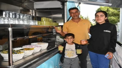 Manisa’da LGS heyecanını ferahlatan ikram