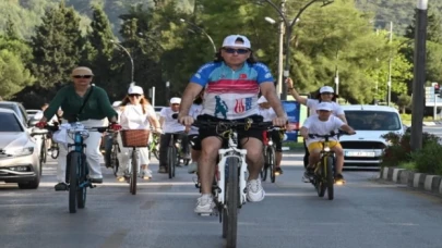 Manisa’da pedallar temiz çevreye çevrildi