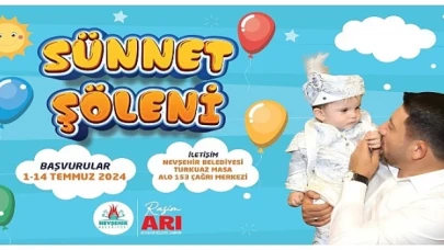 Nevşehir Belediyesi tarafından dar gelirli ailelerin çocukları için düzenlenecek olan Sünnet Şöleni için kayıtları başladı