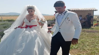 Önce lavanta bahçesi, sonra düğün!