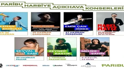 Paribu Harbiye Açıkhava Konserleri Başlıyor