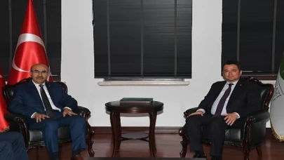 Vali Demirtaş’tan Başkan Aydın’a iade-i ziyaret