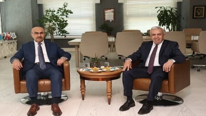 Vali Mahmut Demirtaş’tan Başkan Şadi Özdemir’e ziyaret