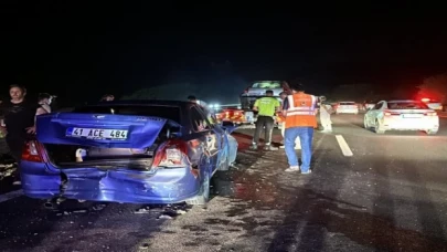 Anadolu Otoyolu’unda zincirleme kaza