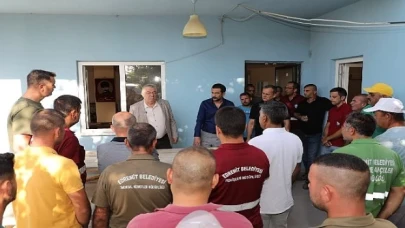 Başkan Mehmet Ertaş, haftaya belediye şantiyesinde başladı