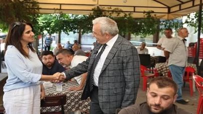 Başkan Şadi Özdemir Demirci’de mahalle halkını dinledi