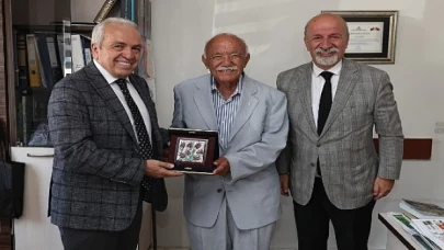 Başkan Şadi Özdemir’den Erdem Saker’e ziyaret