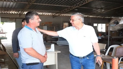 Başkan Topaloğlu’ndan belediye personeline ziyaret