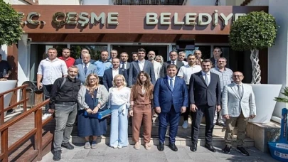 Başkan Tugay’dan Çeşme’de ranta karşı kararlılık mesajı  Başkan Tugay: Halkın, kentin yararına olan her şeyin yanındayız