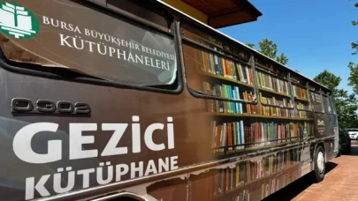 Bursa Büyükşehir Belediyesi’nden Gezici Kütüphane hizmeti