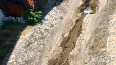 Bursa’da Setbaşı Deresi’nin suyu ciddi oranda azaldı