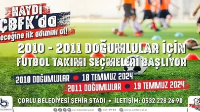ÇBFK’dan Genç Yeteneklere Çağrı