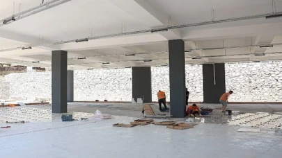 Dereköy’de çok amaçlı salon inşaatında sona doğru