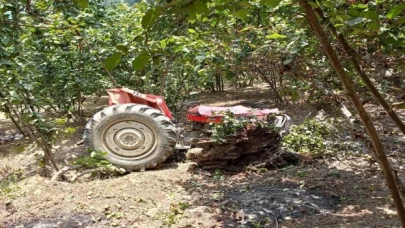 Düzce’de traktörün altında kaldı