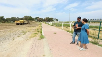 Efes Selçuk Belediye Başkanı Filiz Ceritoğlu Sengel kent genelinde devam eden çalışmaları inceledi