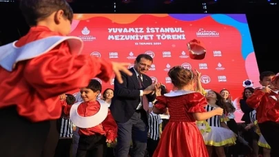 Ekrem İmamoğlu İBB’nin Yuvamız İstanbul kreşlerinden 2055 çocuk mezun olarak ilkokula geçiş yaptı