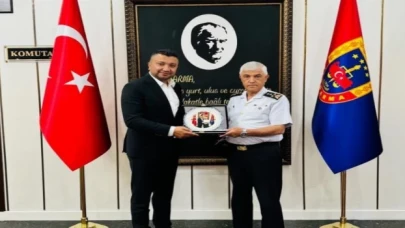 İş insanı Serdar Özyurt’tan Jandarma Genel Komutanı Arif Çetin’e ziyaret