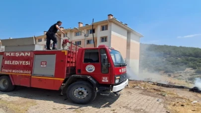 Keşan’da İtfaiye Müdürlüğü,  6 ayda 834 olaya müdahale etti