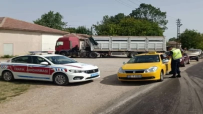 Keşan’da jandarmadan asayiş denetimleri