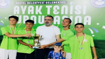 Kestel’de ayak tenisi coşkusu