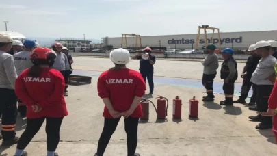 Kocaeli Büyükşehir İtfaiyesi eğitimde hız kesmiyor