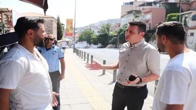 Konak zabıtasından İkiçeşmelik’te sıkı denetim