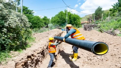 Kuluncak Çörmü’ye kanalizasyon hattı
