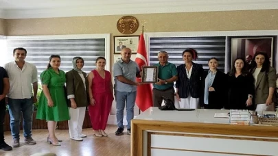 Kurs Müdürü Suat Göv’den Başkan Topaloğlu’na ziyaret