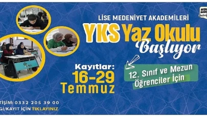Lise Medeniyet Akademilerinde YKS Yaz Okulu Kayıtları Başlıyor